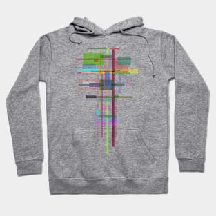 Abstract Space Architecture Pattern COLORFUL Hoodie